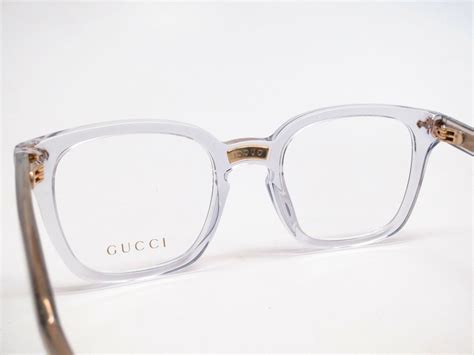 gucci mens clear glasses|transparent gucci glasses.